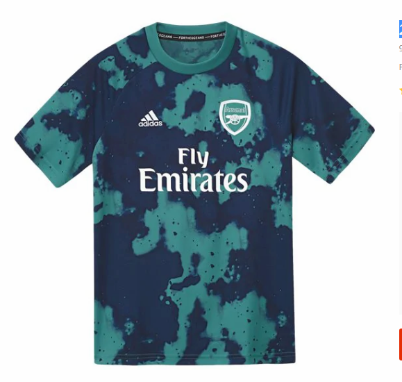 Arsenal de entrenamiento 2019-2020 azul barato